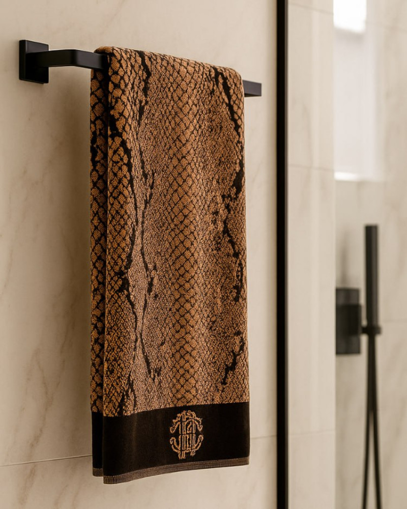 Bath towel Pitone Roberto Cavalli