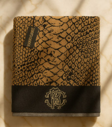 Bath towel Pitone Roberto Cavalli