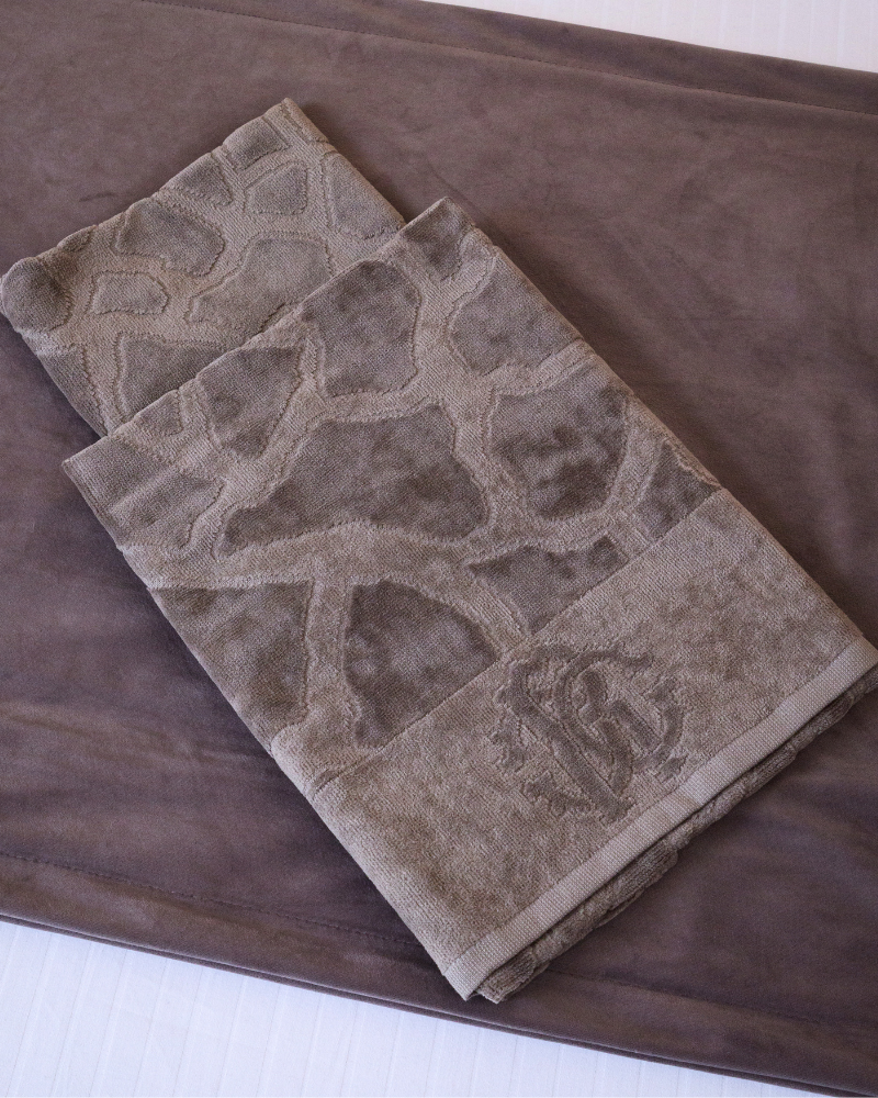 Towels set 2 pieces Jerapah Roberto Cavalli