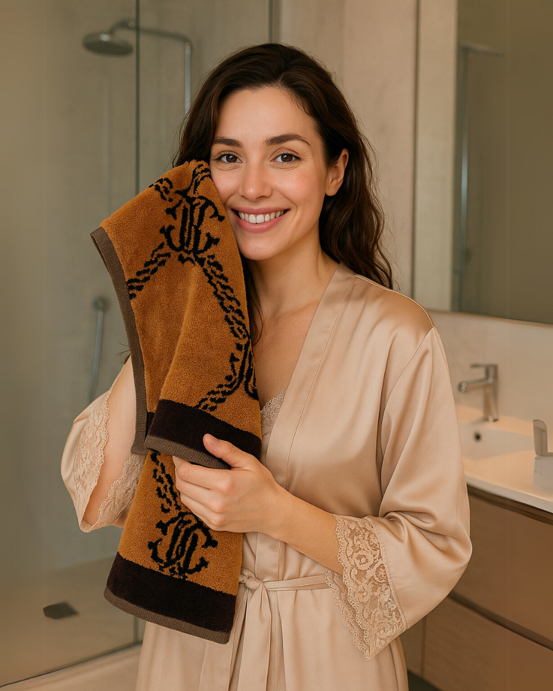 Spider Set 1+1 towels Roberto Cavalli