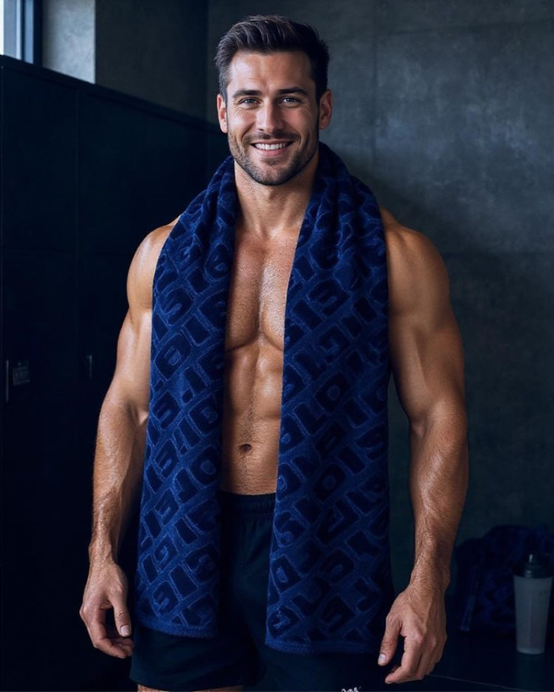 Bath towel 3D Logo Diesel