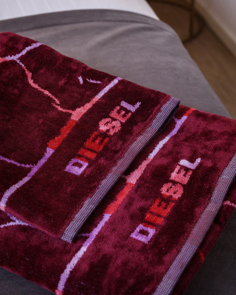 Set of 2 towels New Crackle' Diesel