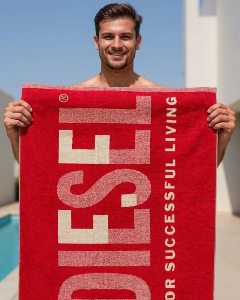 Towel Set 2 Pcs. Smile Diesel