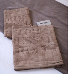Set of 2 towels Overlogo Trussardi
