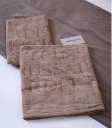 Set of 2 towels Overlogo Trussardi