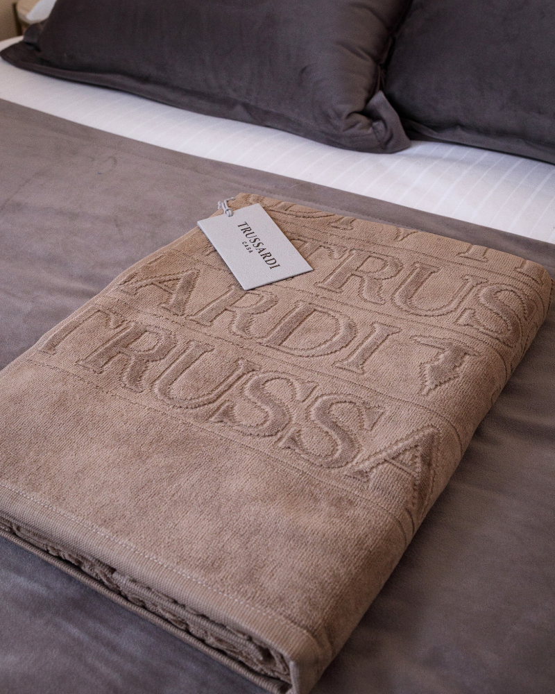 Bath towel Overlogo Trussardi