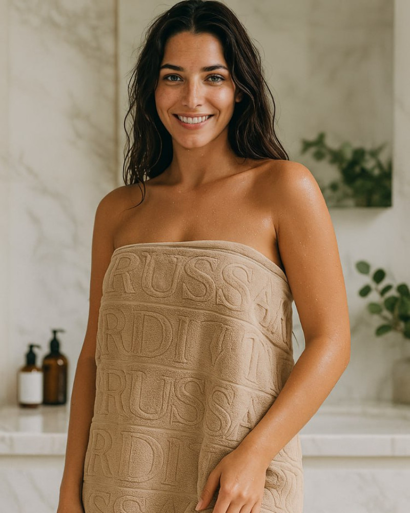 Bath towel Overlogo Trussardi