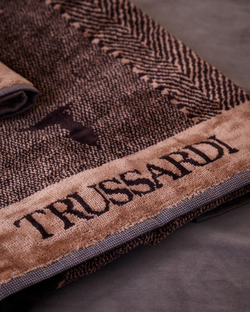 Set of 2 towels New Tweed Trussardi