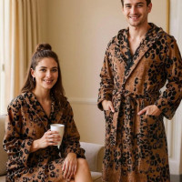 Hooded Bathrobe Jaguar  Roberto Cavalli