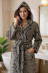 Python Hooded Bathrobe Roberto Cavalli