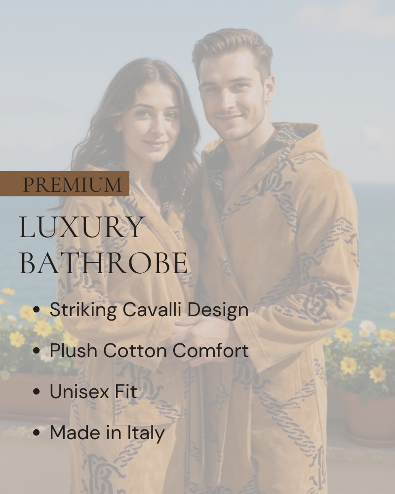 Hooded Bathrobe SPIDER Roberto Cavalli 