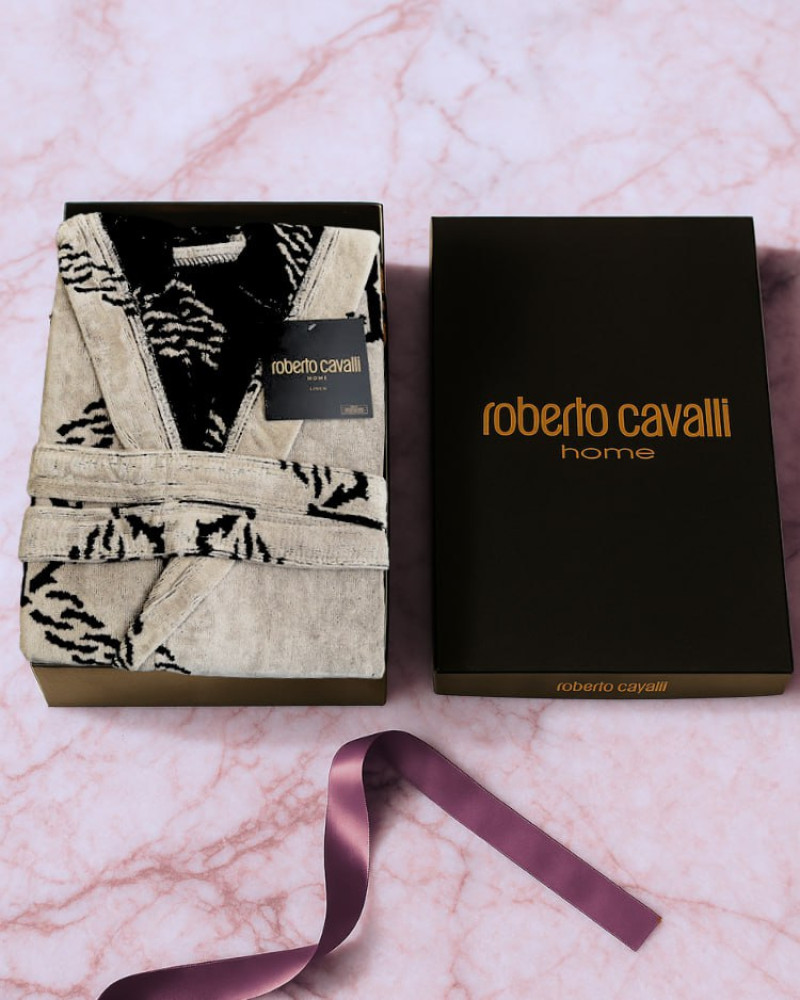 Hooded Bathrobe SPIDER Roberto Cavalli 
