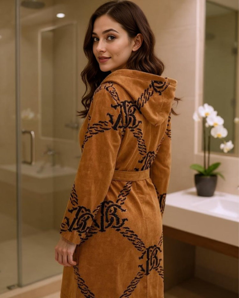 Hooded Bathrobe SPIDER Roberto Cavalli 