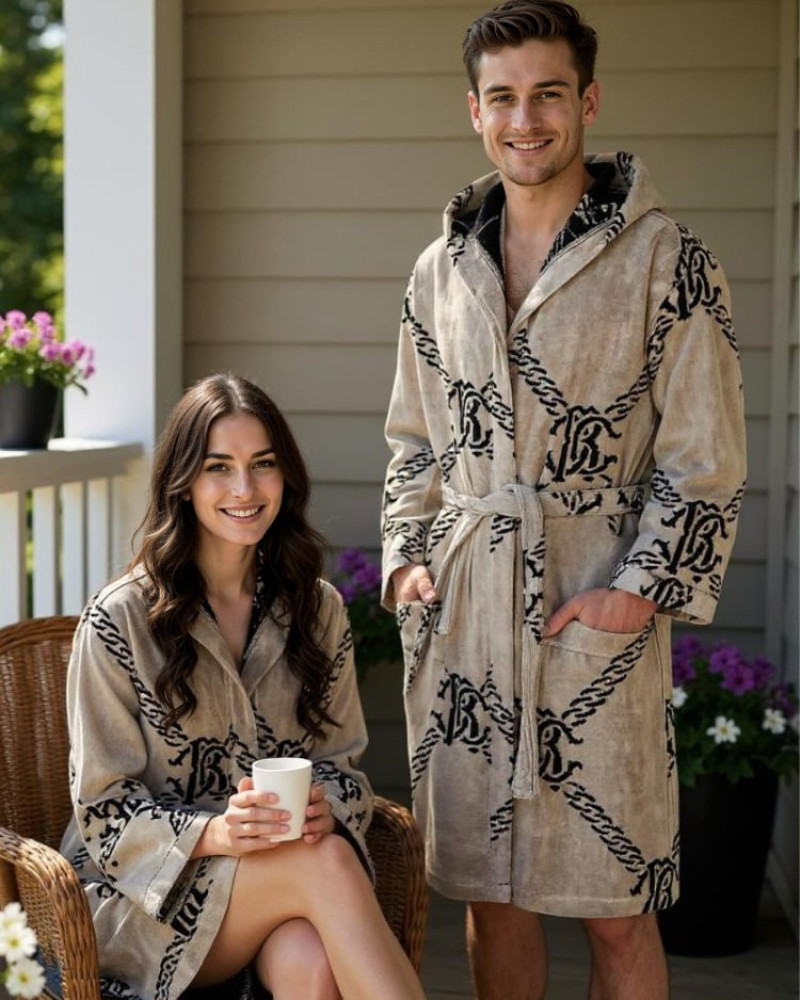 Hooded Bathrobe SPIDER Roberto Cavalli 