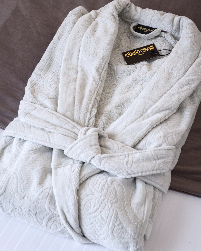 Hooded robe Araldico Roberto Cavalli