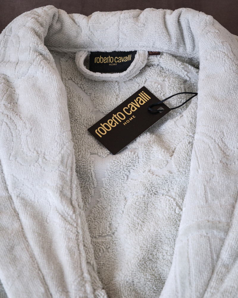 Hooded robe Araldico Roberto Cavalli
