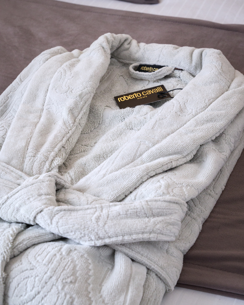 Hooded robe Araldico Roberto Cavalli