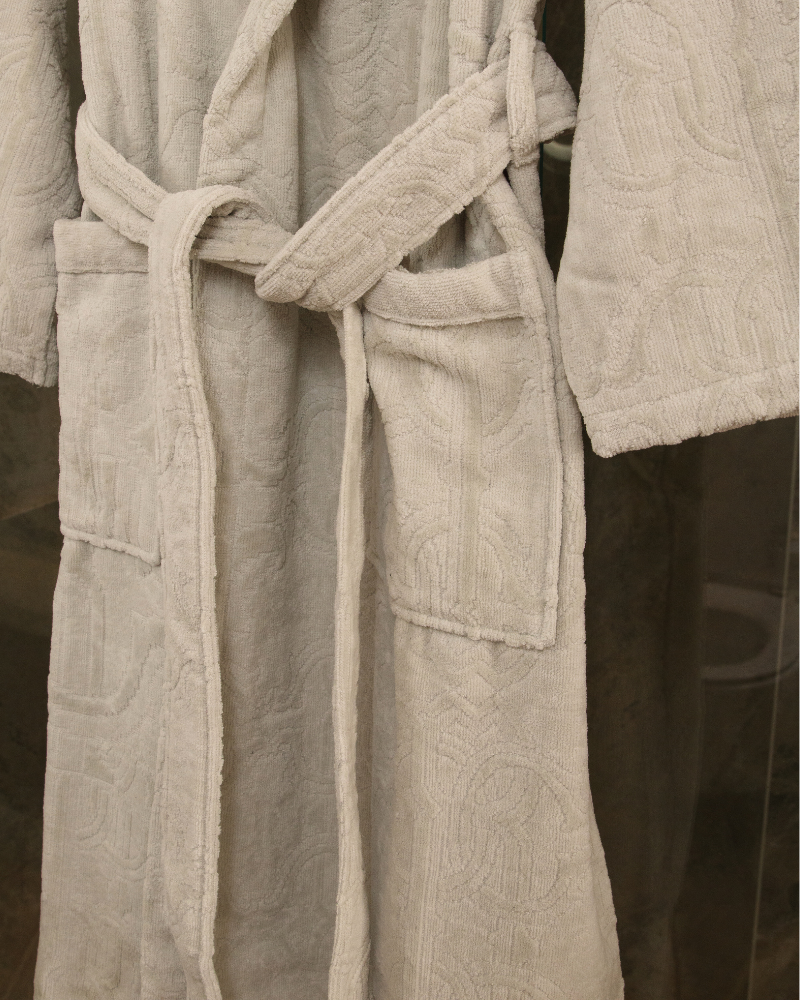 Hooded robe Araldico Roberto Cavalli