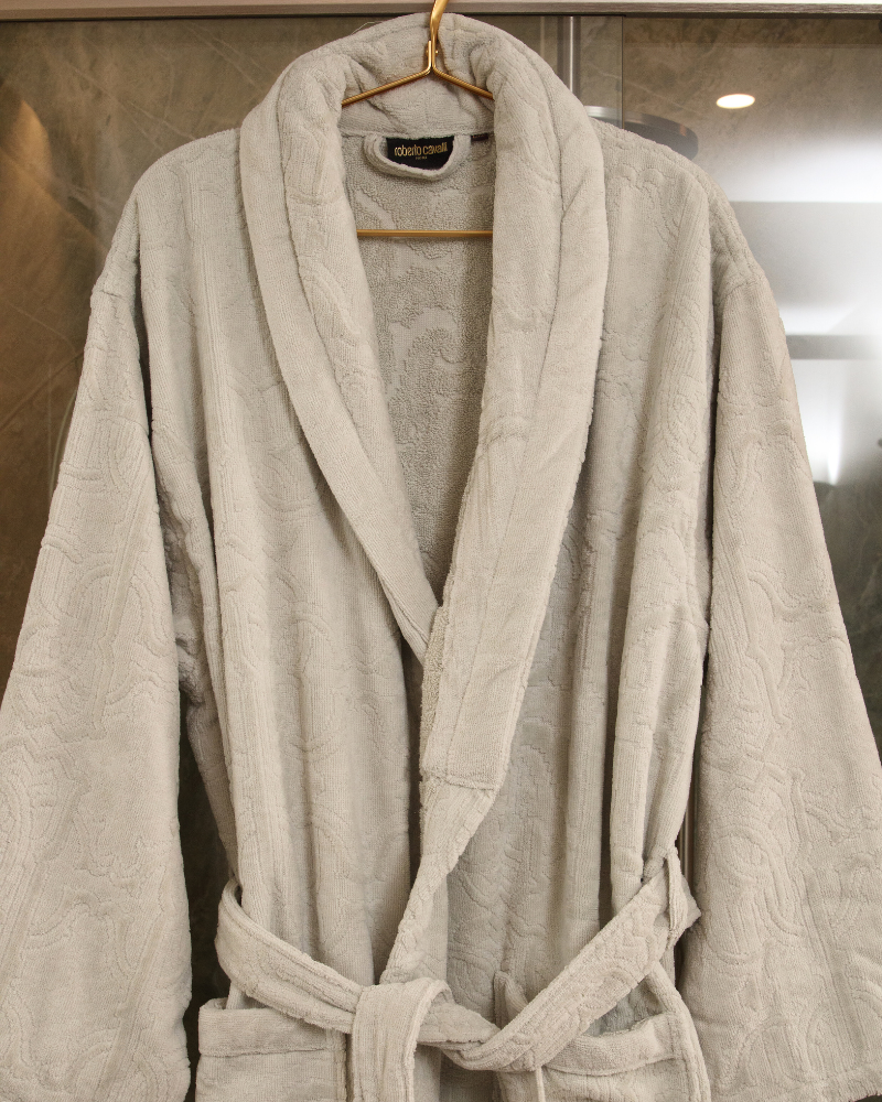 Hooded robe Araldico Roberto Cavalli