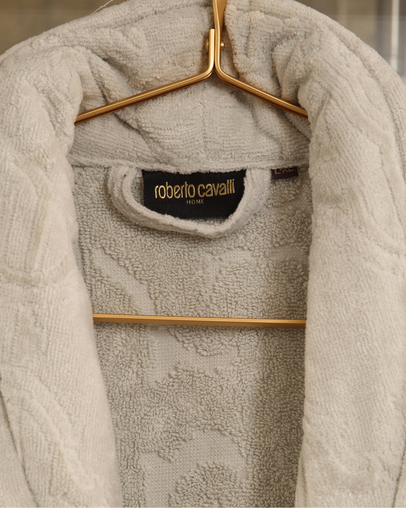 Hooded robe Araldico Roberto Cavalli