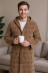 Hooded Bathrobe Overlogo Trussardi 