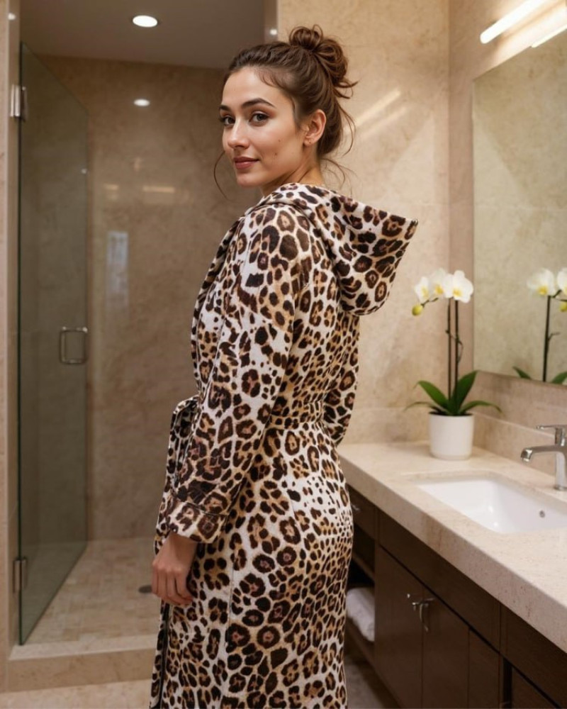 Hooded robe Bravo Roberto Cavalli