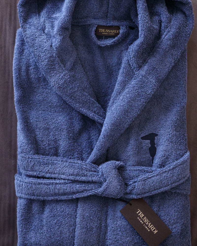 Hooded robe Ribbon Trussardi