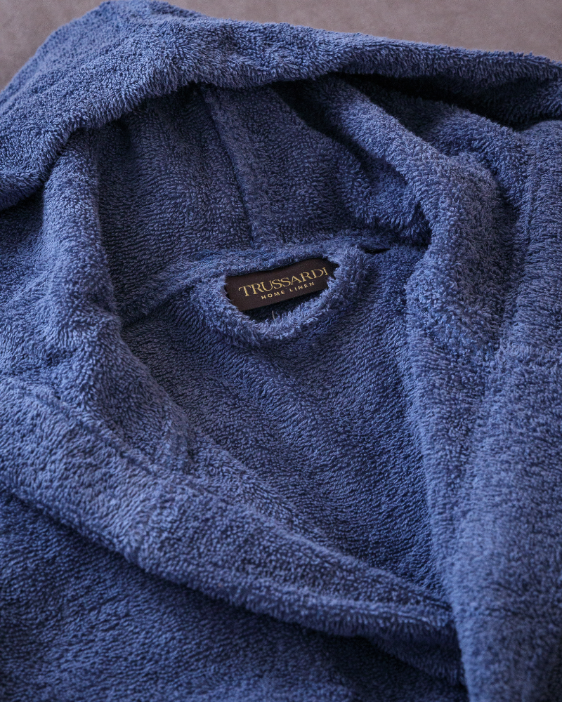 Shawl collar robe Ribbon Trussardi
