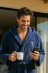 Shawl collar robe Ribbon Trussardi